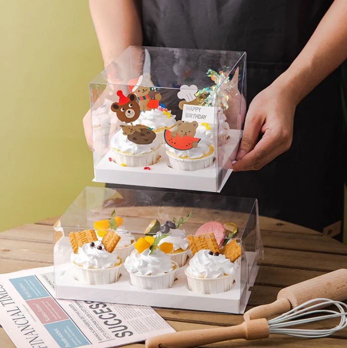 Clear Cupcake Boxes